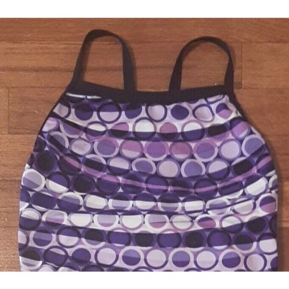 Size 34 Medium Womens Purple Speedo Endurance Swimsuit One Piece - Picture 2 of 6